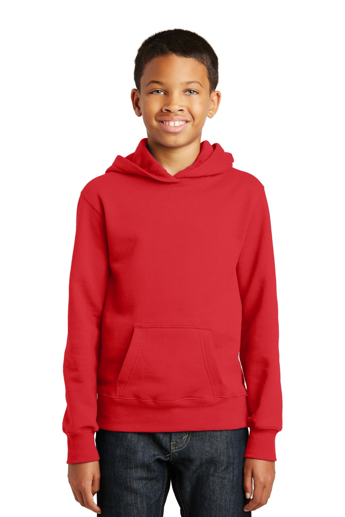 Port & Company  Youth Fan Favorite Fleece Pullover Hooded Sweatshirt. PC850YH