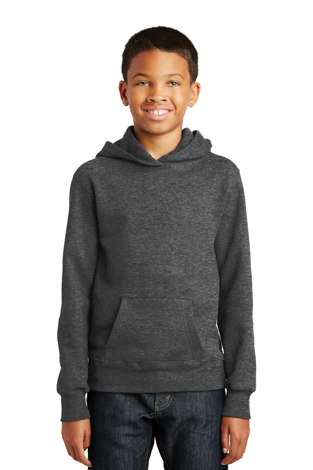 Port & Company  Youth Fan Favorite Fleece Pullover Hooded Sweatshirt. PC850YH