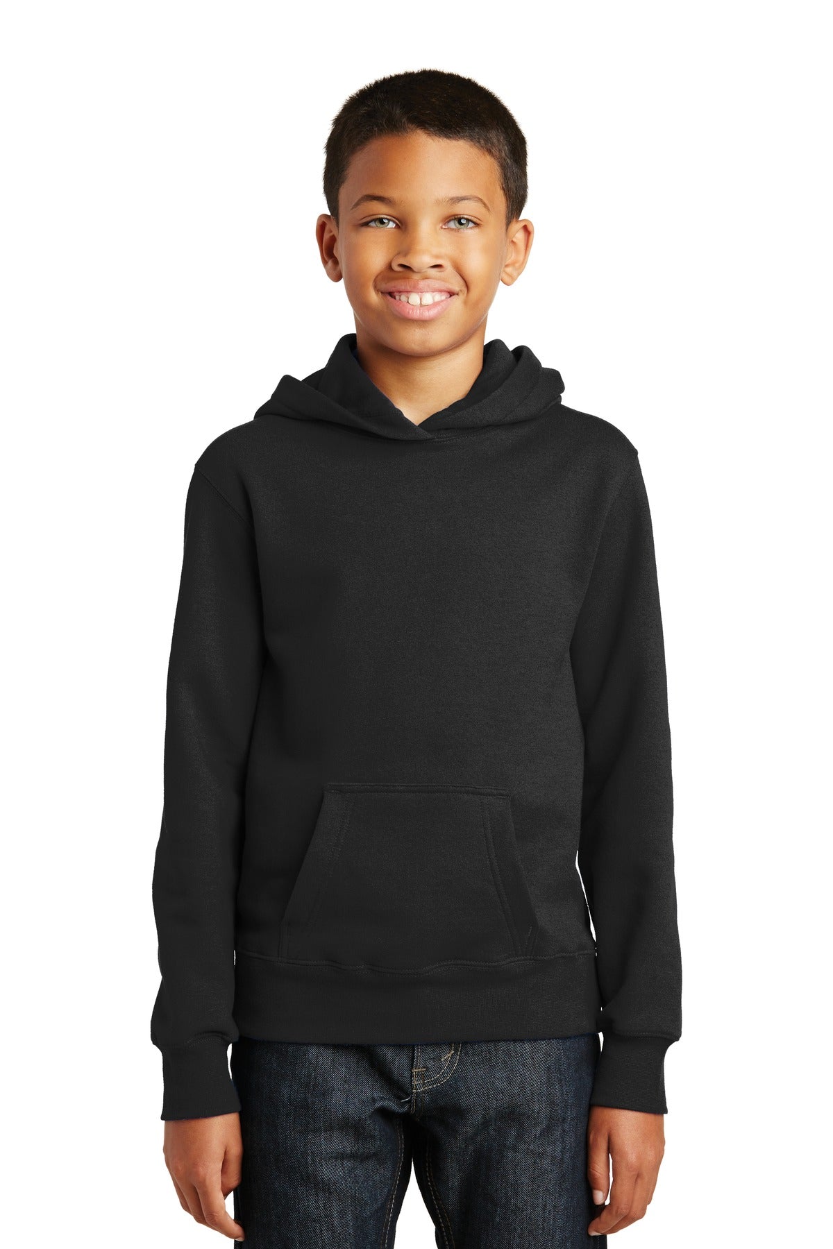 Port & Company  Youth Fan Favorite Fleece Pullover Hooded Sweatshirt. PC850YH