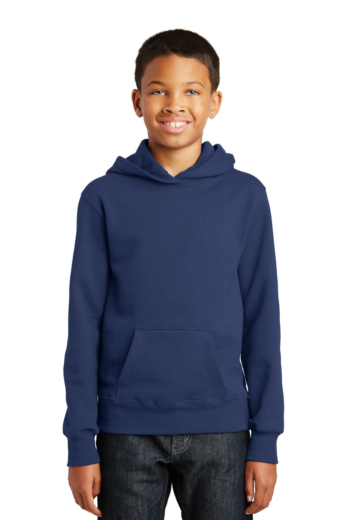 Port & Company  Youth Fan Favorite Fleece Pullover Hooded Sweatshirt. PC850YH