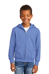 Port & Company  - Youth Core Fleece Full-Zip Hooded Sweatshirt.  PC90YZH