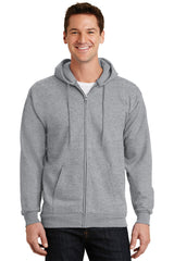 Port & Company  Essential Fleece Full-Zip Hooded Sweatshirt.  PC90ZH