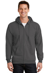 Port & Company  Essential Fleece Full-Zip Hooded Sweatshirt.  PC90ZH