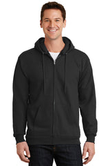 Port & Company  Essential Fleece Full-Zip Hooded Sweatshirt.  PC90ZH