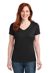 Hanes  Women's Perfect-T Cotton V-Neck T-Shirt. S04V