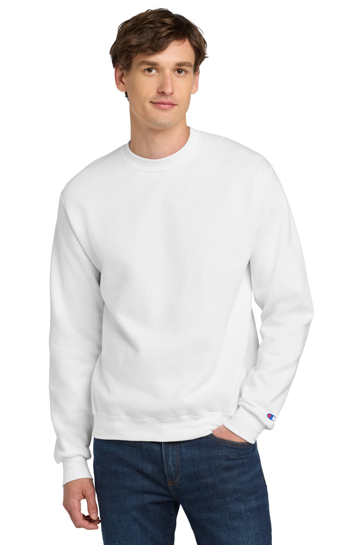 Champion   Powerblend  Crewneck Sweatshirt. S6000
