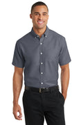 Port Authority Short Sleeve SuperPro Oxford Shirt. S659 - Black