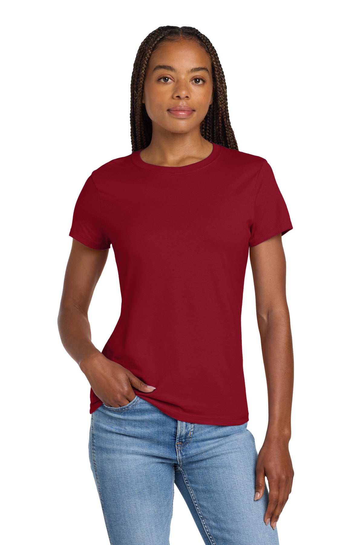 Hanes  Women's Perfect-T Cotton T-Shirt. SL04