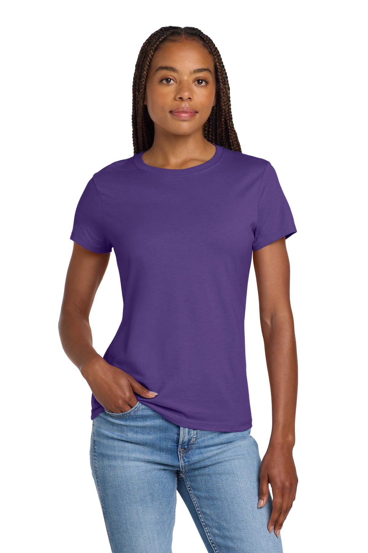Hanes  Women's Perfect-T Cotton T-Shirt. SL04