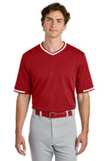 Sport-Tek Tough Mesh V-Neck Baseball Jersey ST221 - Black
