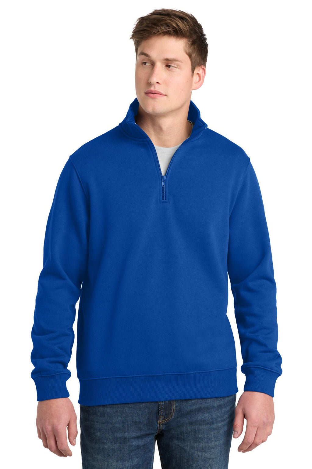 Sport-Tek 1/4-Zip Sweatshirt ST253 in True Royal