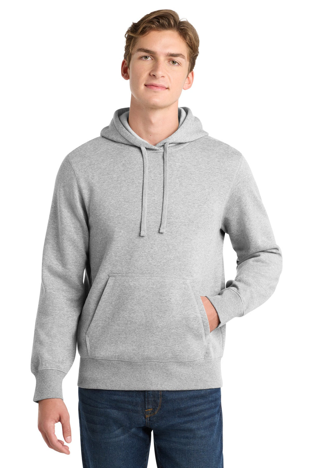 Sport-Tek Pullover Hooded Sweatshirt ST254 in Athletic Heather