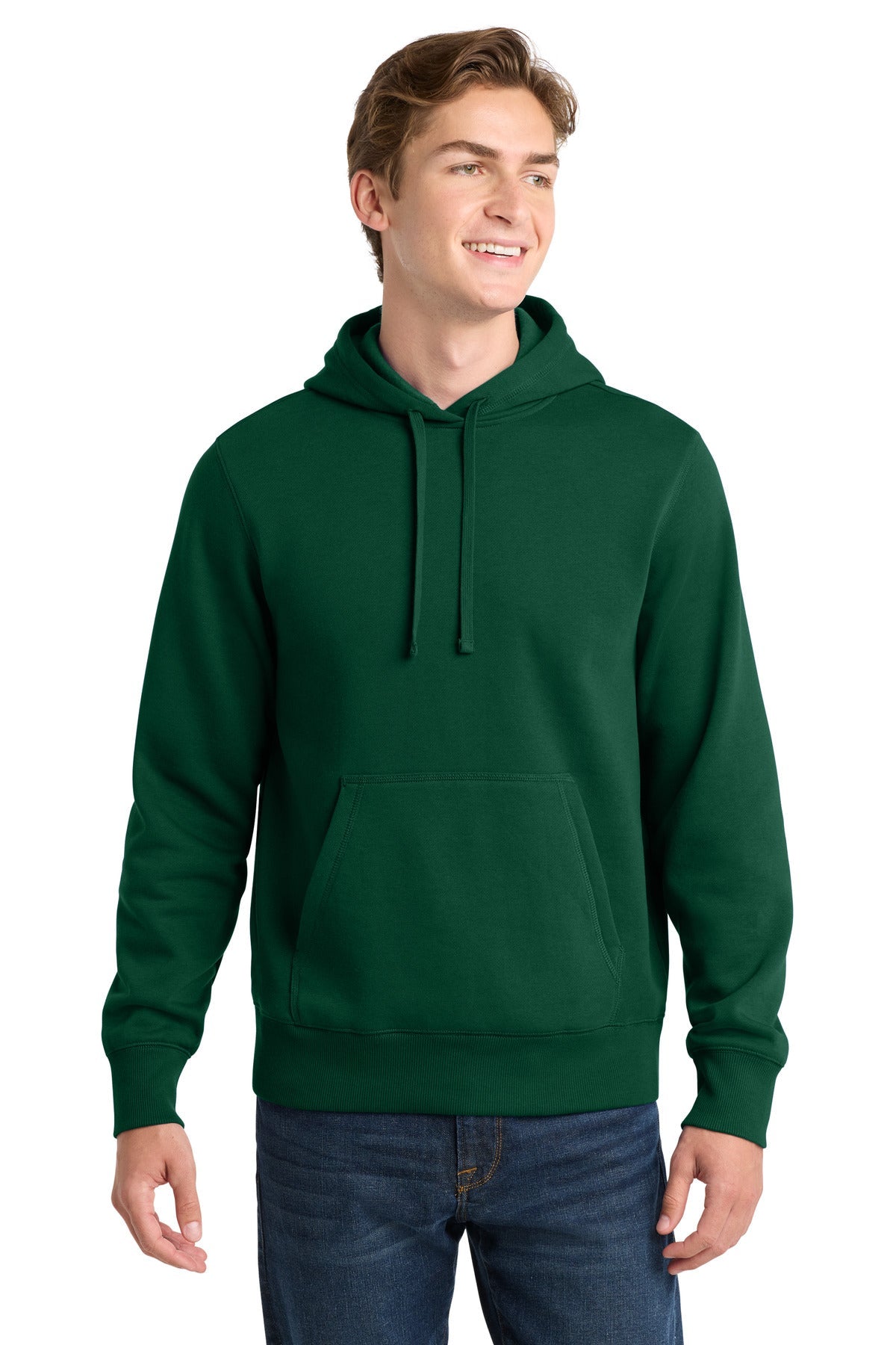 Sport-Tek Pullover Hooded Sweatshirt ST254 in Forest Green