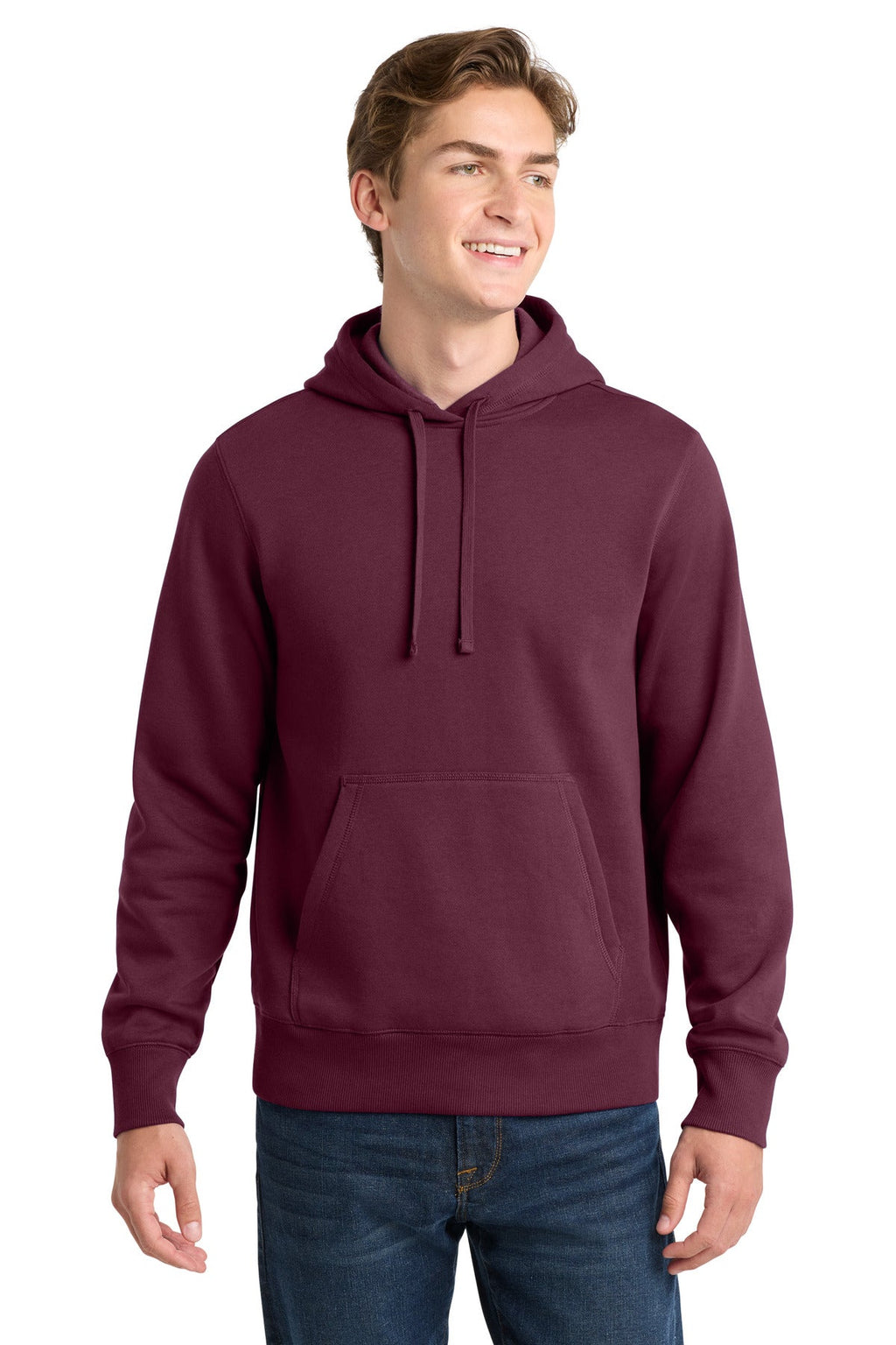 Sport-Tek Pullover Hooded Sweatshirt ST254 in Maroon
