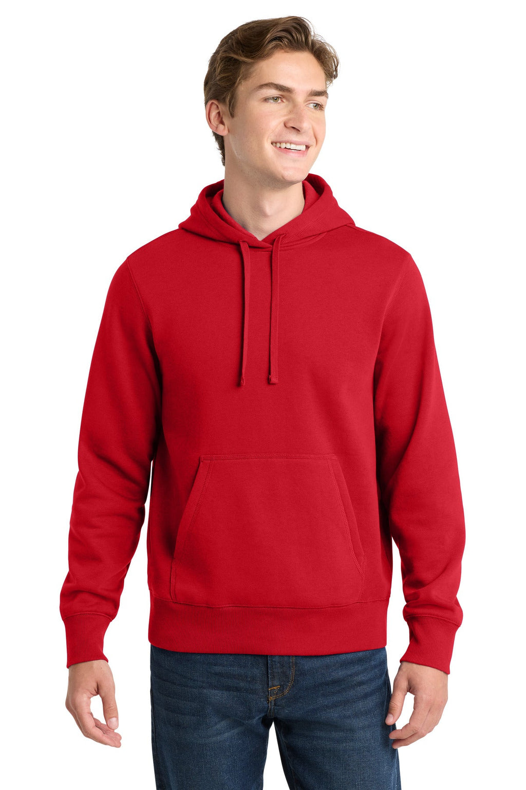 Sport-Tek Pullover Hooded Sweatshirt ST254 in True Red
