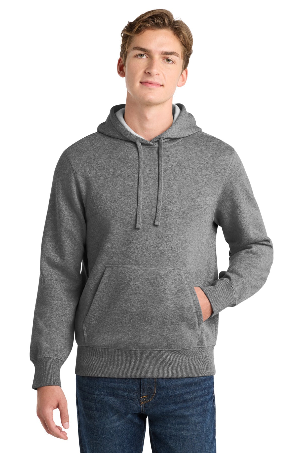 Sport-Tek Pullover Hooded Sweatshirt ST254 in Vintage Heather