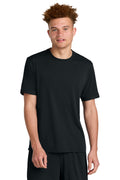 Sport-Tek Club Short Sleeve Crew ST440 - Black/Black