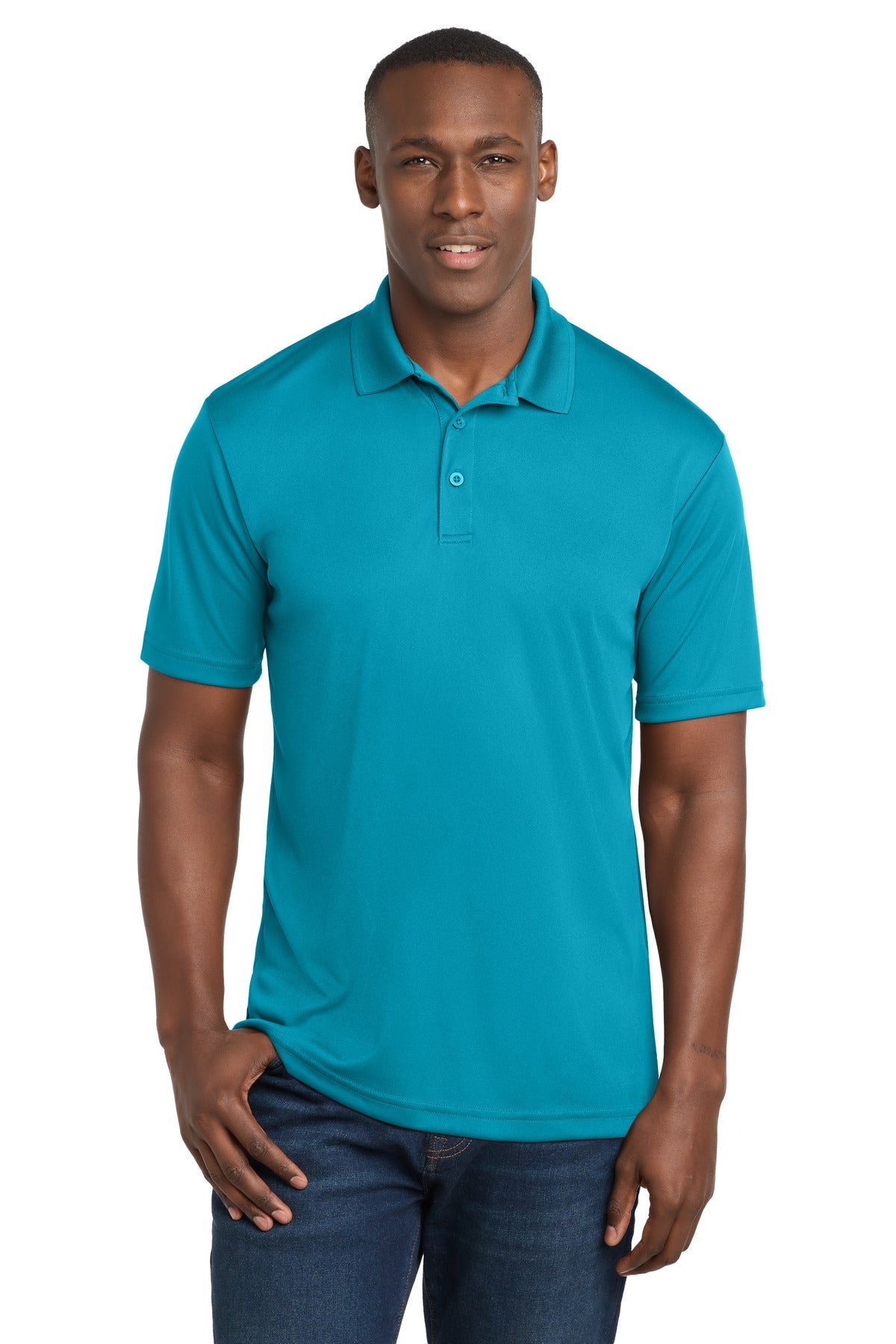 Sport-Tek PosiCharge Competitor Polo. ST550 - Atomic Blue