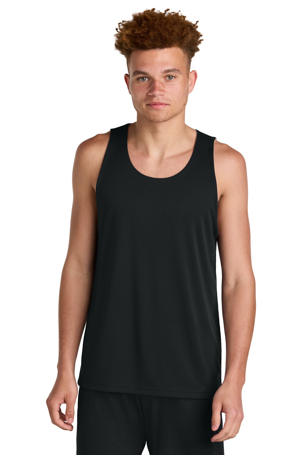Sport-Tek PosiCharge Competitor Rev Tank ST551 - Black/White