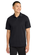 Sport-Tek Micropique Sport-Wick Piped Polo. ST653 - Black/Iron Grey