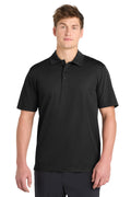 Sport-Tek PosiCharge Active Textured Polo. ST690 - Black