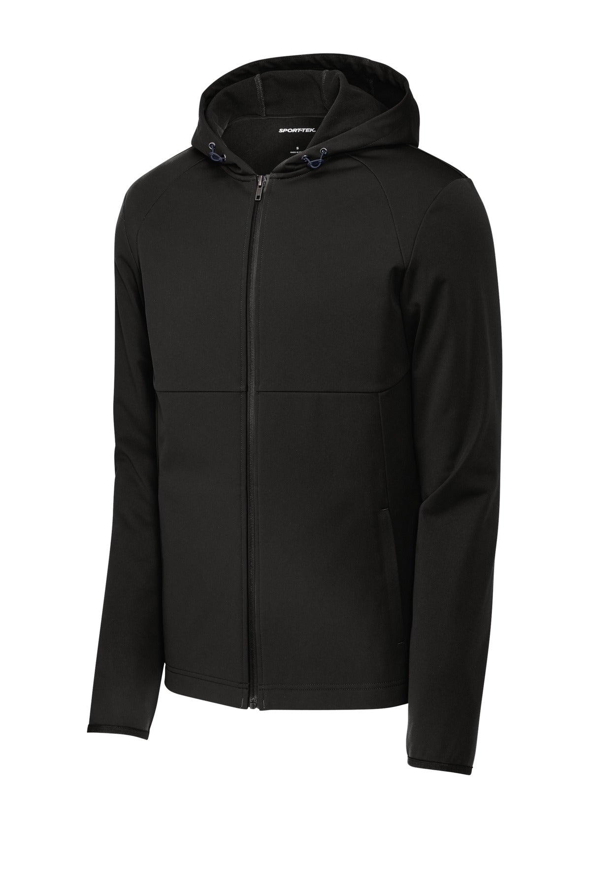 Sport-Tek Hooded Soft Shell Jacket ST980 - Deep Black