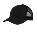 Sport-Tek YP Classics Retro Trucker Cap. STC39 - Black/Black