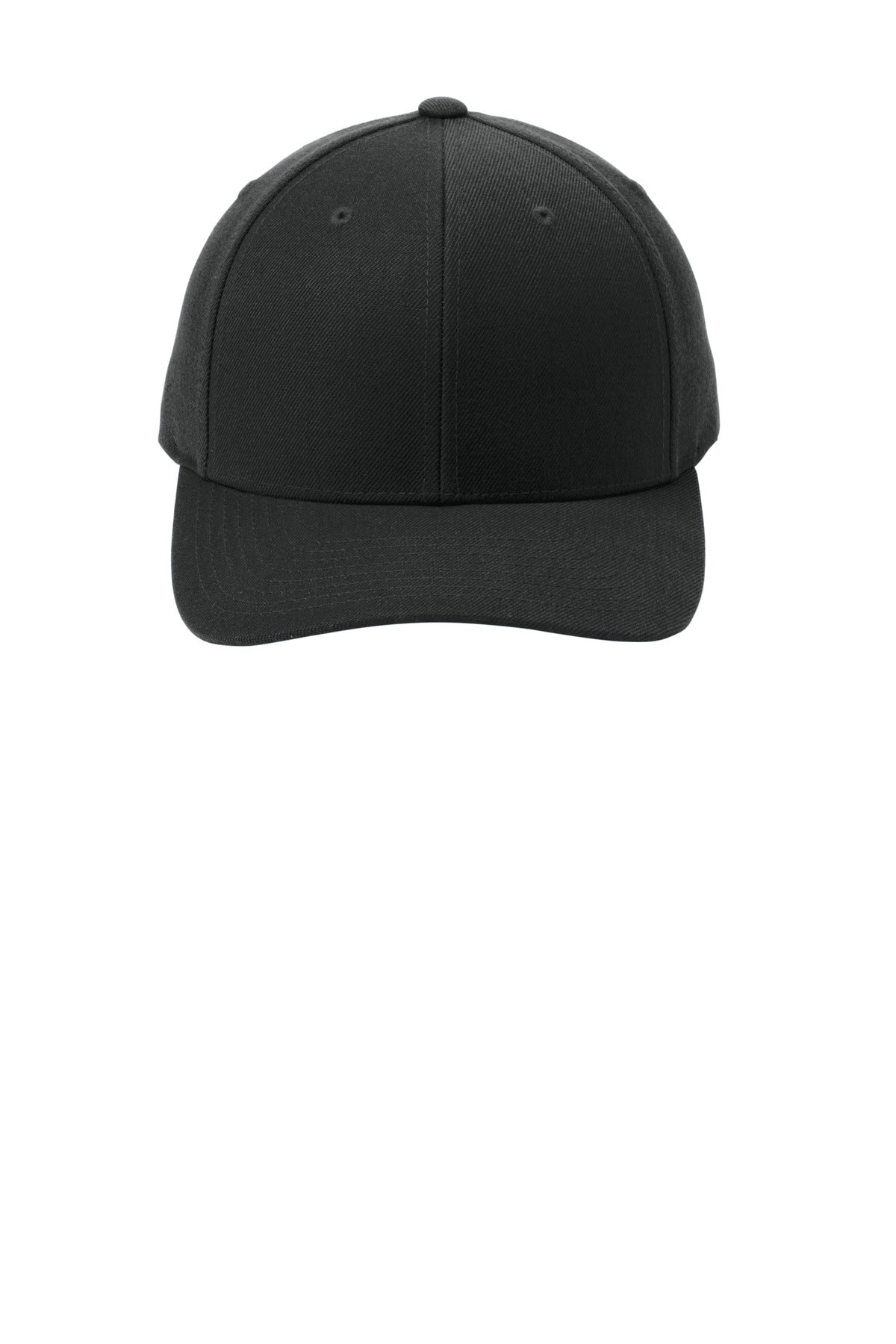 Sport-Tek YP Classics Curve Bill Snapback Cap. STC43 - Black