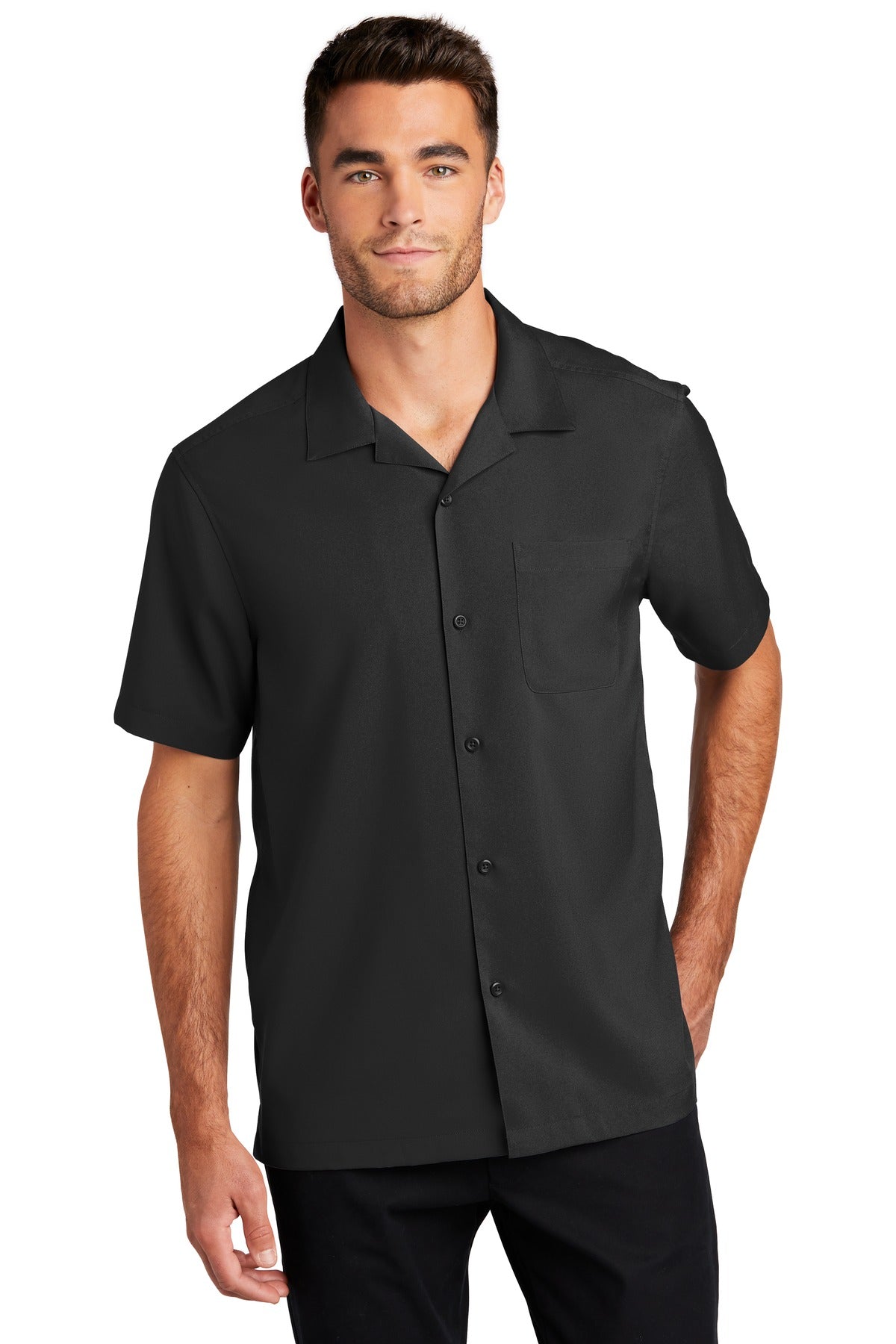 Port Authority Short Sleeve Performance Staff Shirt W400 - Black