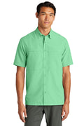 Port Authority Short Sleeve UV Daybreak Shirt W961 - Bright Seafoam