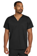 Wink Unisex WorkFlex Chest Pocket V-Neck Top WW3160 - Black