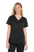 Wink Women's Premiere Flex V-Neck Top WW4168 - Black