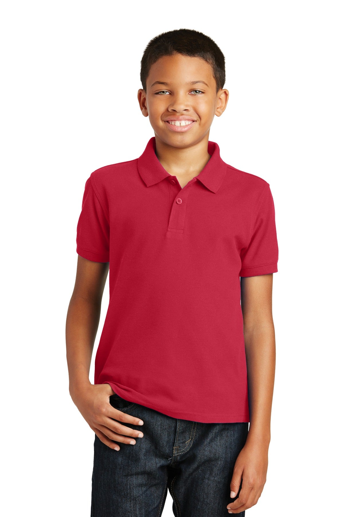 Port Authority  Youth Core Classic Pique Polo. Y100