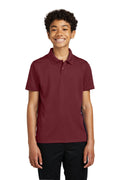 Port Authority Youth Dry Zone UV Micro-Mesh Polo Y110 - Burgundy