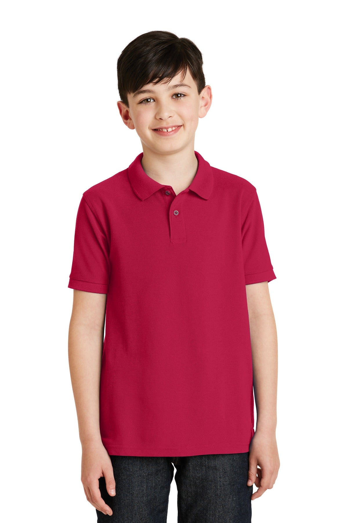 Port Authority  Youth Silk Touch  Polo.  Y500