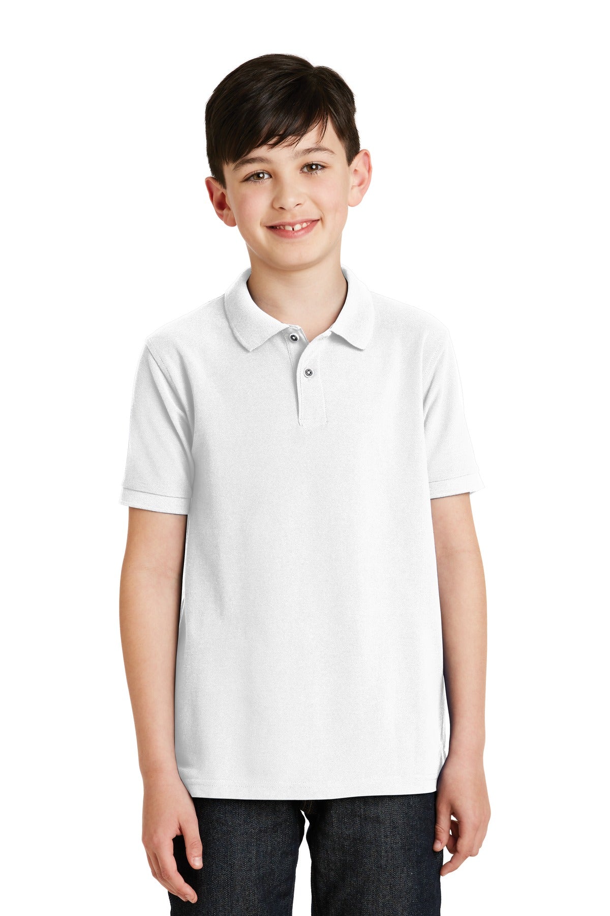 Port Authority  Youth Silk Touch  Polo.  Y500