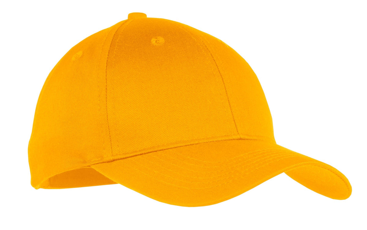 Port Authority Youth Six-Panel Twill Cap. YCP80 - Athletic Gold