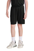 Sport-Tek Youth Competitor United 5" Short YST103 - Black/White